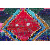 Tapis berbère boucharouite 170x135 noué main Olka