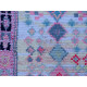 Tapis berbère boucharouite 170x120 noué main Omerine