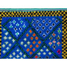 Tapis berbère boucharouite bleu 215x135 noué main Omie