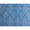 Tapis kilim laine zanafi bleu 325x185 tissé main Onésime