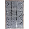 Tapis kilim laine zanafi gris 310x205 tissé main Ophélia