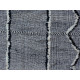 Tapis kilim laine zanafi gris 310x205 tissé main Ophélia