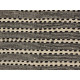 Tapis kilim laine zanafi noir tissé main Orainda