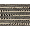 Tapis kilim laine zanafi noir tissé main Orainda