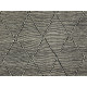 Tapis kilim laine zanafi gris tissé main 155x100 Orangette