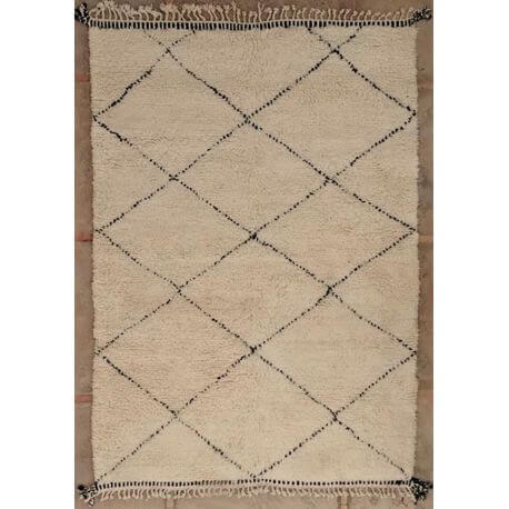 Tapis beni ouarain 100 % laine épaisse 310x210 Nour