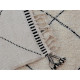 Tapis beni ouarain 100 % laine épaisse blanc Témara