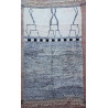 Tapis beni ouarain 100 % laine blanc 320x205 Agdz