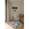 Tapis enfant en laine lavable en machine Mouse