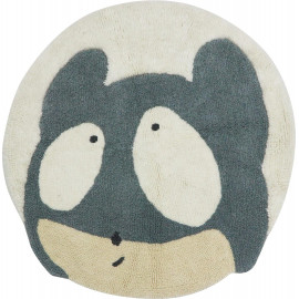 Tapis enfant en laine lavable en machine Mouse