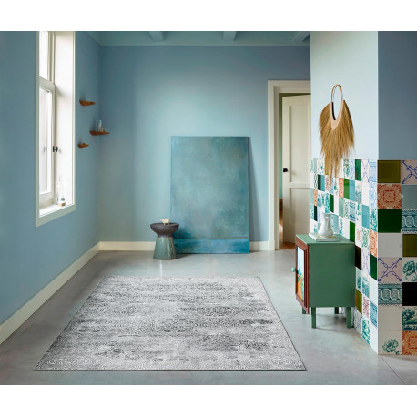 Tapis d'extérieur en polypropylène bleu - Inspiration Luxe