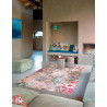 Tapis floral pour salon Lifetime Wecon Home