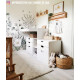 Tapis mélange laine et viscose fait main graphite Geon
