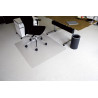 Tapis de chaise transparent recyclable à picots pour moquette Tee