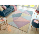 Tapis multicolore géométrique pour salon Heidi