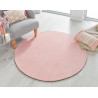 Tapis shaggy design uni pour salon Cleo