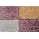 Tapis de salon design cubique multicolore Lilia