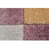 Tapis de salon design cubique multicolore Lilia