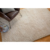 Tapis shaggy design uni pour salon Sparks