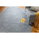 Tapis shaggy design uni pour salon Sparks