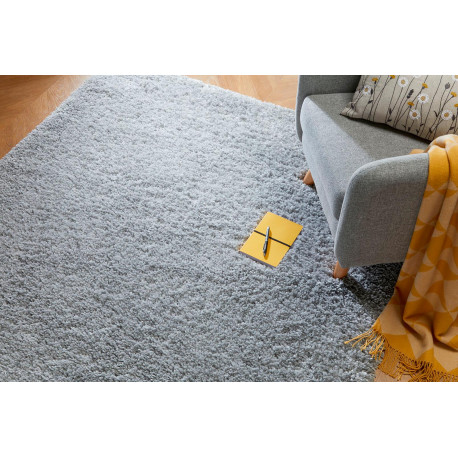 Tapis shaggy design uni pour salon Sparks