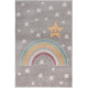 Tapis enfant shaggy Rainbow Night