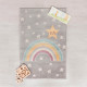 Tapis enfant shaggy Rainbow Night