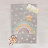 Tapis enfant shaggy Rainbow Night