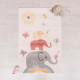 Tapis enfant shaggy Elephants