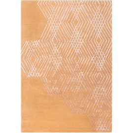 Tapis design en laine à courtes mèches pour salon Diamonds