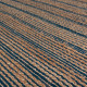 Tapis design en jute à franges Equinox