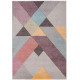 Tapis de salon géométrique multicolore Mika