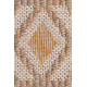 Tapis salon design graphique en coton Bombax