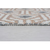 Tapis salon design graphique en coton Bombax