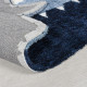 Tapis enfant bleu Shark