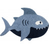 Tapis enfant bleu Shark