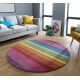 Tapis rectangle multicolore en laine moderne Candy