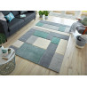 Tapis cubisme courtes mèches design pour salon Cosmos