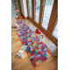 Tapis contemporain multicolore Flynn