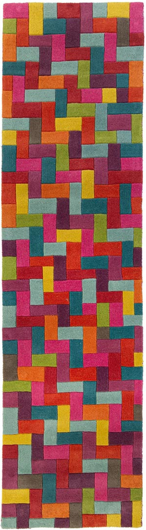 Tapis contemporain multicolore Flynn