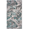 Tapis effet 3D pour salon Marbled