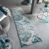 Tapis effet 3D pour salon Marbled