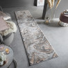 Tapis effet 3D pour salon Marbled