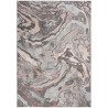 Tapis effet 3D pour salon Marbled