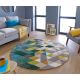 Tapis scandinave en laine géométrique multicolore Prism