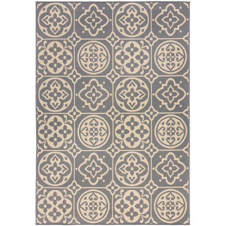 Tapis extérieur et intérieur moderne carreaux Tile