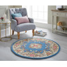 Tapis d'orient shaggy en laine Aubusson