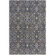 Tapis extérieur et intérieur vintage rectangulaire Daphne