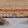 Tapis naturel en jute tissé à la main Istanbul