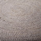 Tapis naturel en jute tissé à la main Istanbul Gris